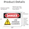 Signmission Low Overhead Clearance, 10 in W x Rectangle, Vinyl Decal OS-2PACK-DS-D-710-L-2476 - alternate 2